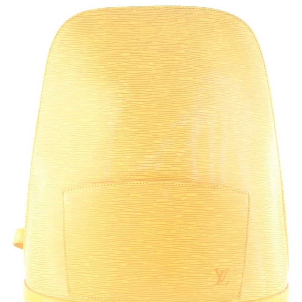 Louis Vuitton Yellow Epi Leather Gobelin Medium Backpack 6LV117K
